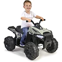 FEBER- Quad Boxer- Vehículo eléctrico a batería- 12 V- Verde (Famosa 800012541)